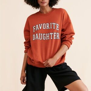 Favorite Daughter x Nuuly collab Rust Sweatshirt